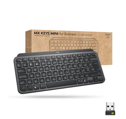 Logitech Master 920-010608 billentyűzet Irodai RF vezeték nélküli + Bluetooth QWERTY Nemzetközi amerikai Grafit