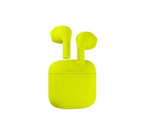 Happy Plugs Bluetooth Earphones Joy Neon Yellow