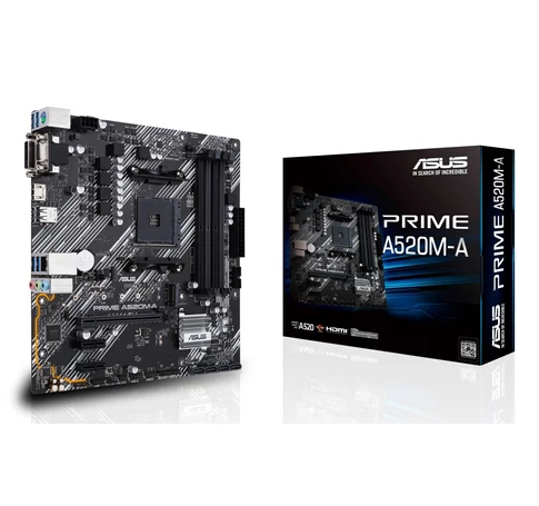 ASUS PRIME A520M-A II/CSM AMD A520 AM4 foglalat Micro ATX