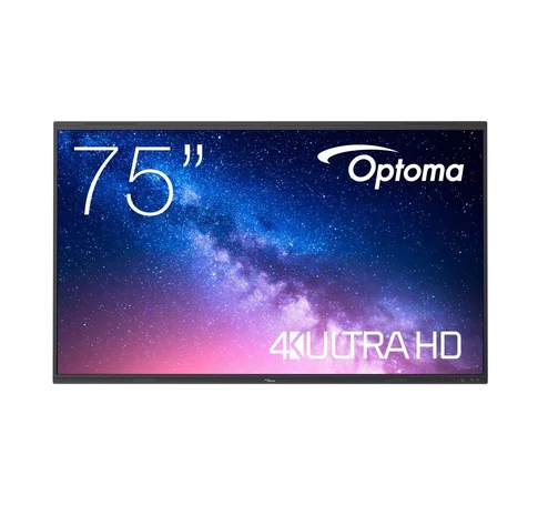 Optoma 5753RK interaktív tábla 190,5 cm (75") 3840 x 2160 pixelek Érintőképernyő