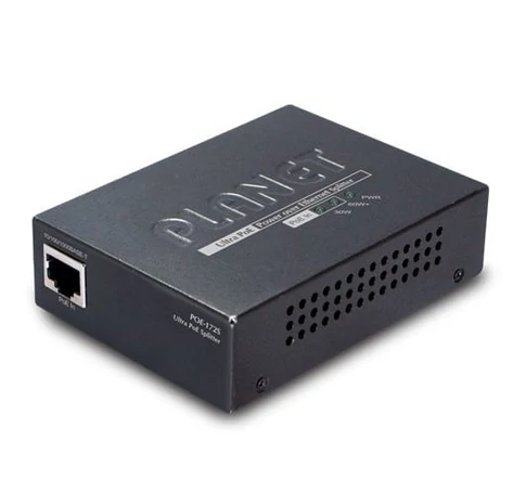 PLANET POE-172S hálózati elosztó Fekete Ethernet-áramellátás (PoE) támogatása