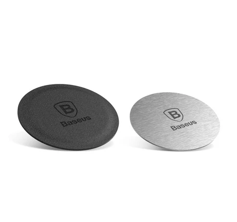 Baseus Iron Suit fémlemezek mágneses telefontartóhoz (fekete és ezüst)
