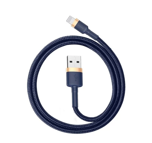 Baseus Cafule USB-Lightning kábel, 2,4A, 1 m (arany-sötétkék)