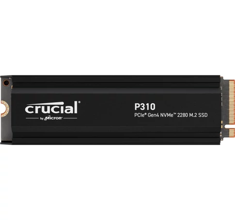 Crucial CT4000P310SSD5 P310 4TB PCIe Gen4 NVMe 2280 M.2 SSD hűtőbordával