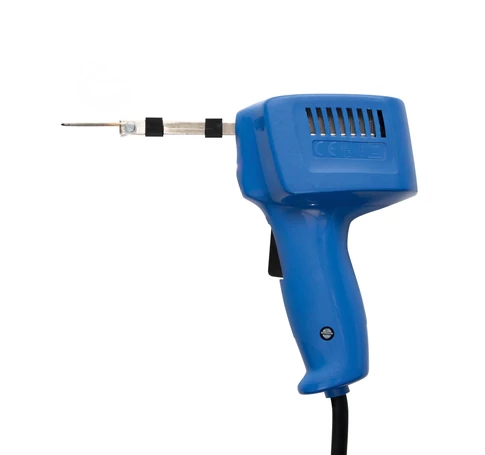 Home PP 75 forrasztópisztoly készlet, 75W/230V~/50Hz, beépített LED világítás, koffer további tartalma_ 5+1 db forrasztócsúcs, 16 g forrasztógyanta, 10 g forrasztóón