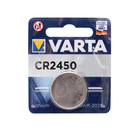 VARTA CR2450 gombelem, lítium, CR2450, 3V, 1 db/csomag