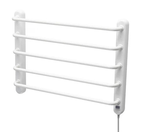 Home FTW 4 fali fűtött elektromos törölközőszárító, 90W, IPX1 védelem, fehér