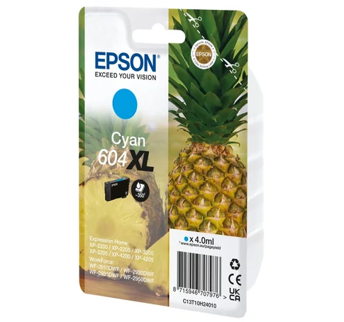 Epson 604XL tintapatron 1 db Eredeti Nagy (XL) kapacitású Cián