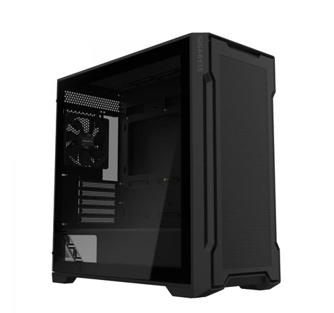 GIGABYTE C102 GLASS Midi Tower Fekete