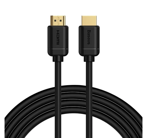 Baseus HDMI 2.0 kábel, 4K 60Hz, 3D, HDR, 18Gbps, 3m (fekete)