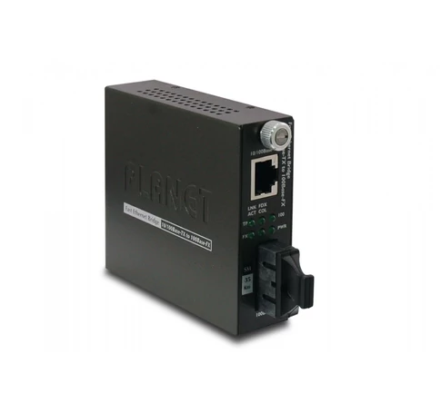 PLANET FST-802S35 hálózati média konverter 100 Mbit/s 1310 nm Single-mode Fekete