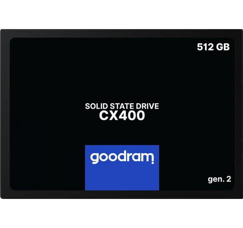 Goodram CX400 gen.2 512 GB 2.5" Serial ATA III 3D TLC NAND