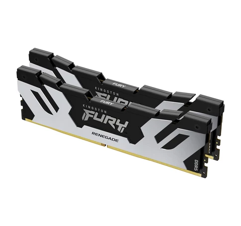 Kingston Technology FURY 32GB 6400MT/s DDR5 CL32 DIMM (2 db-os készlet) Renegade Silver