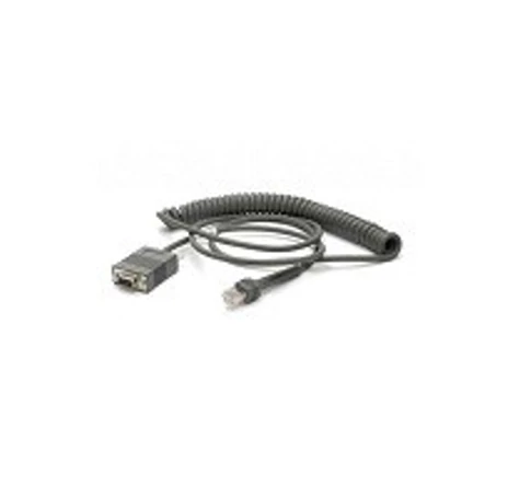 Zebra CBA-R71-C09ZAR soros kábel Fekete 2,8 M RS232 DB9