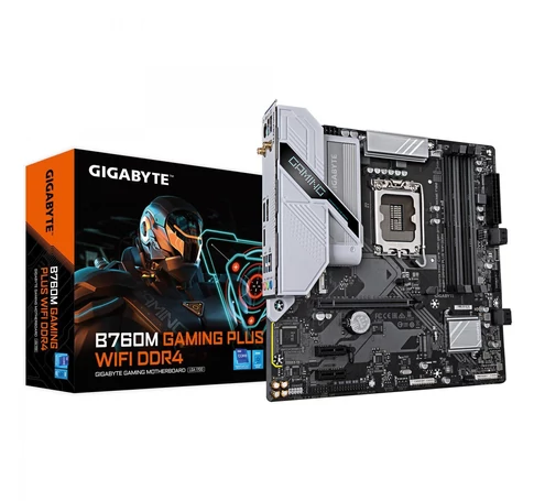 GIGABYTE B760M GAMING PLUS WIFI DDR4 Intel B760 LGA 1700 Micro ATX