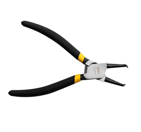 Deli Tools belső Seger fogó, hajlított EDL0343, 7" (fekete)