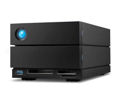 LaCie 2big Dock 48 TB asztali lemezmeghajtó fekete