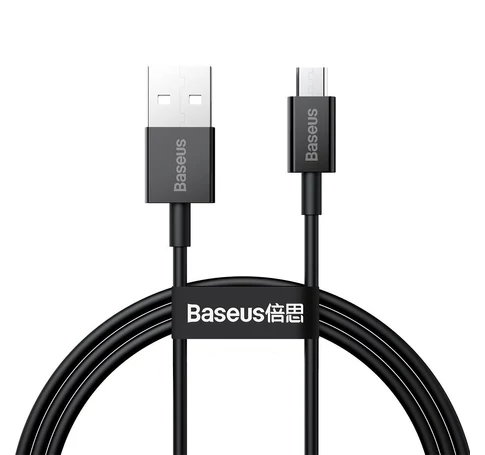 Baseus Superior Series USB-Micro-USB kábel, 2A, 1m (fekete)