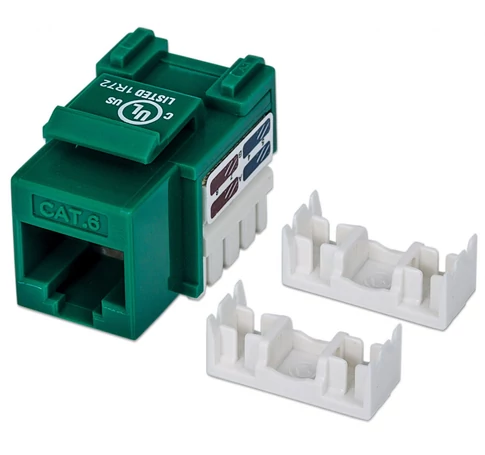 Intellinet 210638 Keystone modul C6 UTP zöld