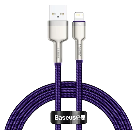 Baseus Cafule USB-Lightning kábel, 2,4A, 1m (lila)