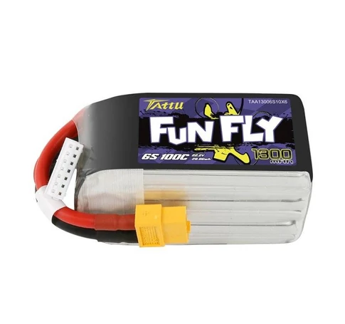 Akumulátor Tattu Funfly 1300mAh 22.2V 100C 6S1P XT60 Akumulátor Tattu Funfly 1300mAh 22.2V 100C 6S1P XT60