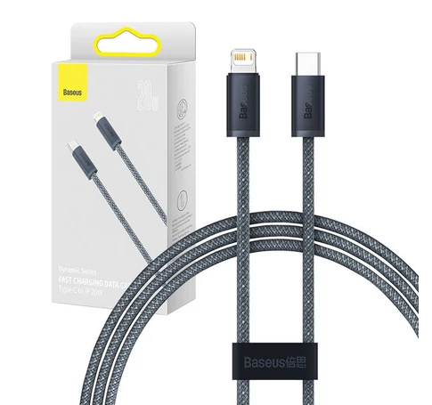Baseus Dynamic Series USB-C-Lightning kábel, 20W, 1m (szürke)