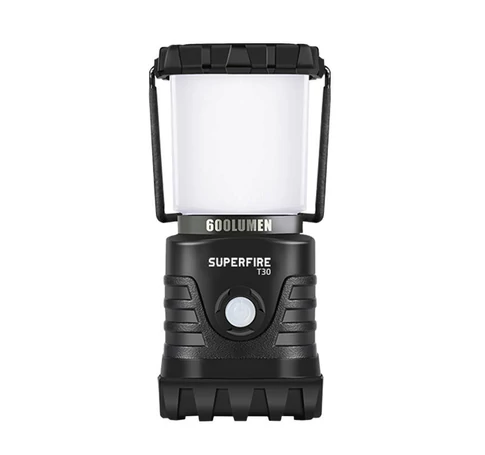 Kemping lámpa Superfire T30 – 600 lm, USB, 4 mód