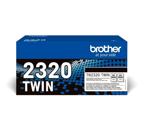 Brother TN-2320TWIN festékkazetta 1 db Eredeti Fekete