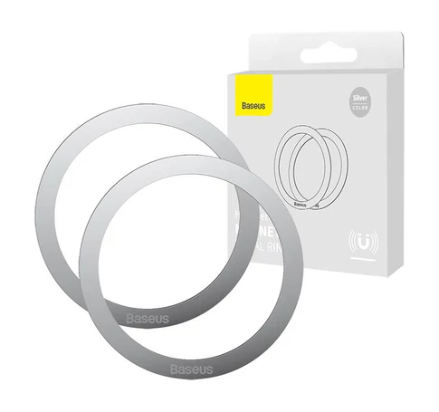 Baseus Halo mágneses gyűrű telefonokhoz, MagSafe (ezüst)