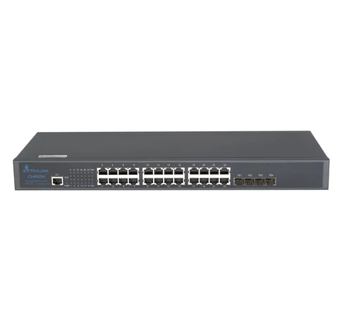 Extralink EX.19720 hálózati kapcsoló Vezérelt L3 Gigabit Ethernet (10/100/1000) 1U Fekete