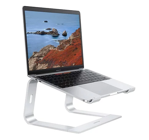 Stojak na laptop regulowany L2 Omoton (srebrny)