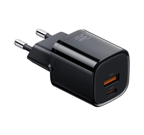 Mcdodo Nano GaN hálózati töltő CH-0151, USB + USB-C, 33W (fekete)
