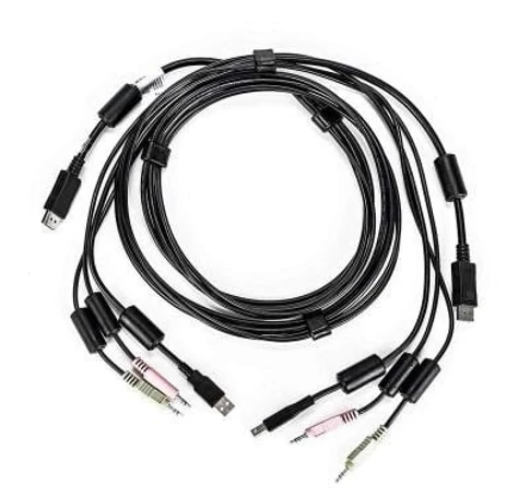 Vertiv Avocent CBL0122 KVM kábel Fekete 1,8 M