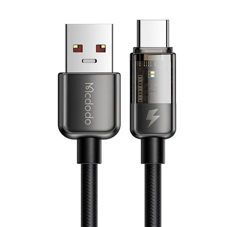Mcdodo USB-C kábel CA-3151, 6A, 1.8m (fekete)