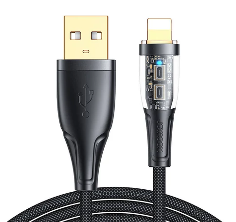 Kábel USB-A / Lightning / 2.4A / 1.2m Joyroom S-UL012A3 (fekete)