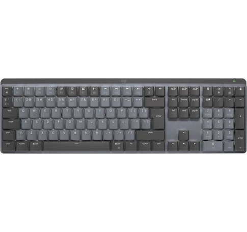 Logitech Master 920-010758 billentyűzet Irodai RF vezeték nélküli + Bluetooth QWERTY Nemzetközi amerikai Grafit