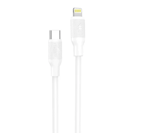 Foneng X80 USB-C-Lightning kábel, 27W, 1m (fehér)