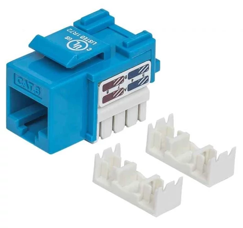 Intellinet 210737 C6 UTP kék keystone modul