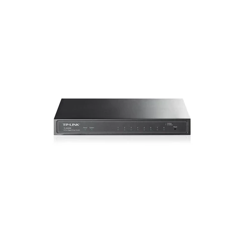 TP-Link JetStream TL-SG2008 hálózati kapcsoló Vezérelt L2/L2+ Gigabit Ethernet (10/100/1000) Fekete