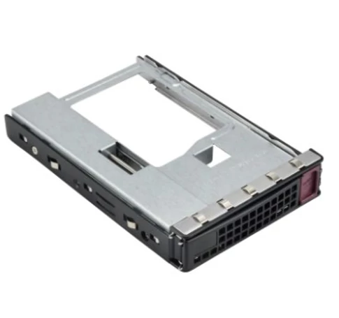 Supermicro MCP-220-00158-0B beépítő keret 2,5/3,5" Tárolómeghajtó tálca Fekete, Bordeaux, Fémes