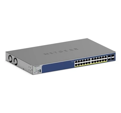 NETGEAR GS728TX L2/L3 10G Ethernet (100/1000/10000) Fekete