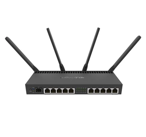 MikroTik RB4011iGS+5HacQ2HnD-IN Wireless Router, Dual-band 2.4/5GHz, 10x Gigabit Ethernet, PoE, RouterOS