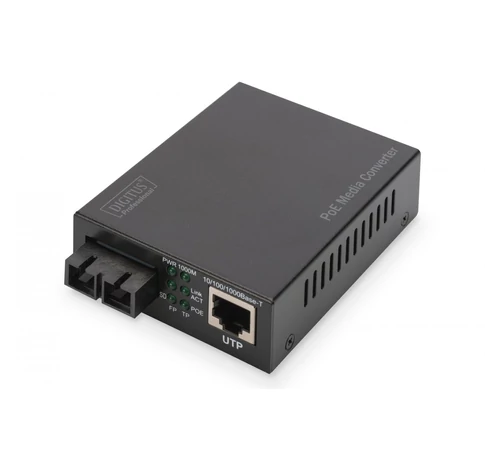 Digitus DN-82150 hálózati média konverter 1000 Mbit/s 850 nm Multi-mode Fekete