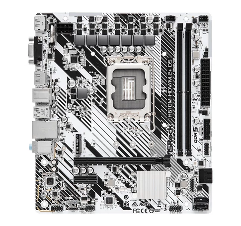 ASRock 90-MXBM50-A0UAYZ H610M HDV Micro ATX Alaplap DDR5 Támogatással