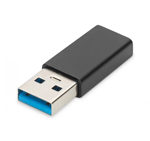 Digitus AK-300524-000-S csatlakozó átlakító USB A USB-C jack Fekete