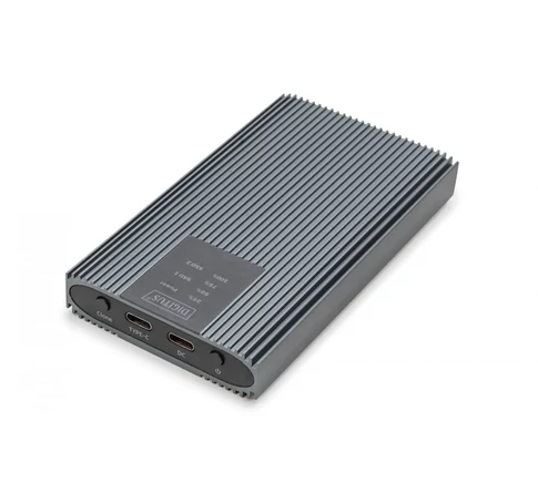 USB 3.1 Type-C ház/klónozó állomás M.2 NVMe SSD-khez 20 Gbps, alumínium, szerszám nélküli
