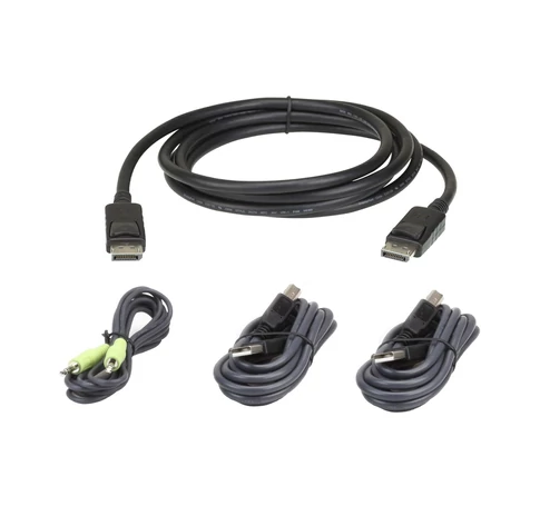 ATEN 2L-7D03UDPX4 KVM kábel Fekete 3 M