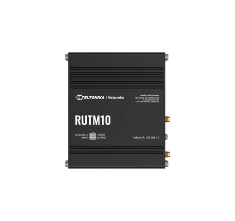 Teltonika RUTM10 vezetéknélküli router Gigabit Ethernet Kétsávos (2,4 GHz / 5 GHz) Fekete