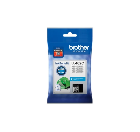 Brother LC462C tintapatron 1 db Eredeti Standard teljesítmény Cián
