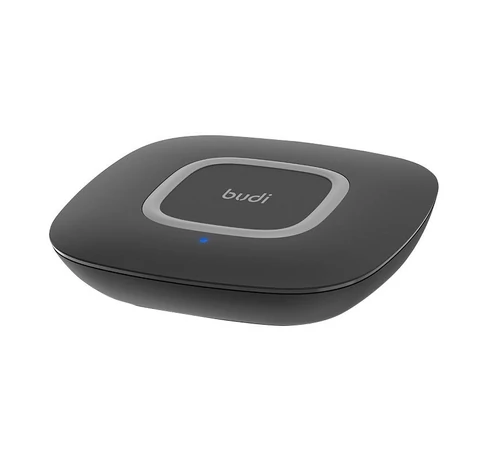 Bezprzewodowa ładowarka 2xUSB-A Budi, 15W + kabel USB-C 1.2m